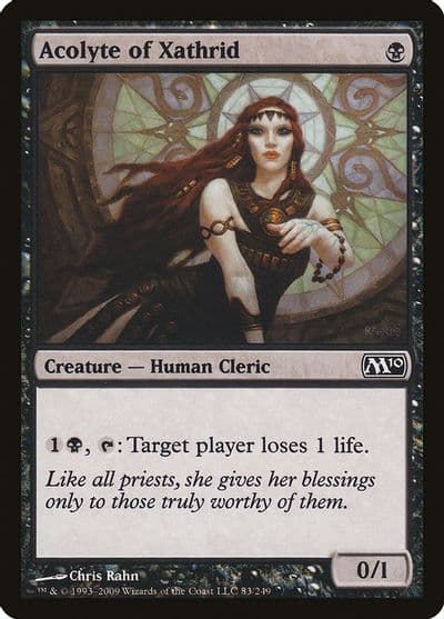 Acolyte of Xathrid Magic 2010 (M10) Magic card