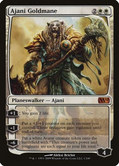 Ajani Goldmane Magic 2010 (M10) Magic card
