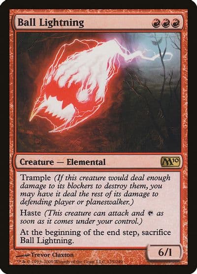 Ball Lightning Magic 2010 (M10) Magic card