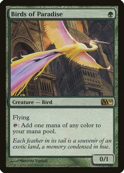 Birds of Paradise Magic 2010 (M10) Magic card