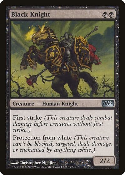 Black Knight Magic 2010 (M10) Magic card