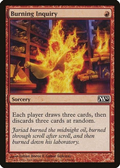 Burning Inquiry Magic 2010 (M10) Magic card