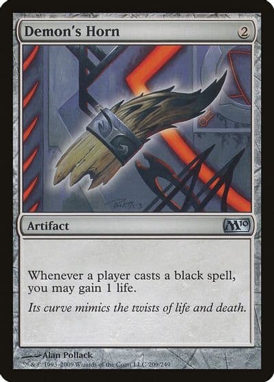 Demons Horn Magic 2010 (M10) Magic card