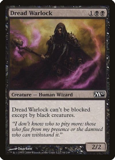 Dread Warlock Magic 2010 (M10) Magic card