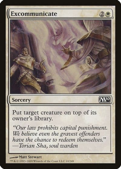 Excommunicate Magic 2010 (M10) Magic card
