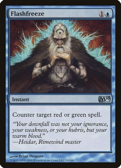 Flashfreeze Magic 2010 (M10) Magic card