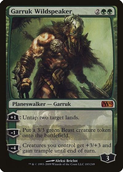 Garruk Wildspeaker Magic 2010 (M10) Magic card
