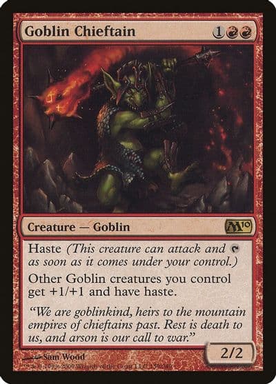 Goblin Chieftain Magic 2010 (M10) Magic card