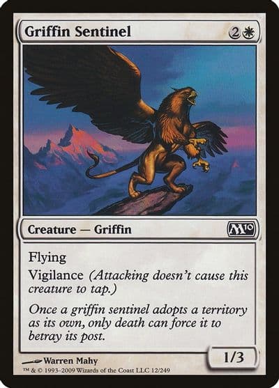 Griffin Sentinel Magic 2010 (M10) Magic card