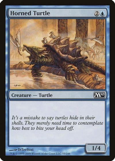 Horned Turtle Magic 2010 (M10) Magic card