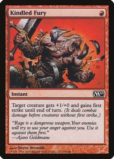 Kindled Fury Magic 2010 (M10) Magic card