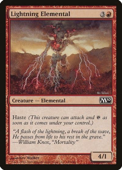 Lightning Elemental Magic 2010 (M10) Magic card
