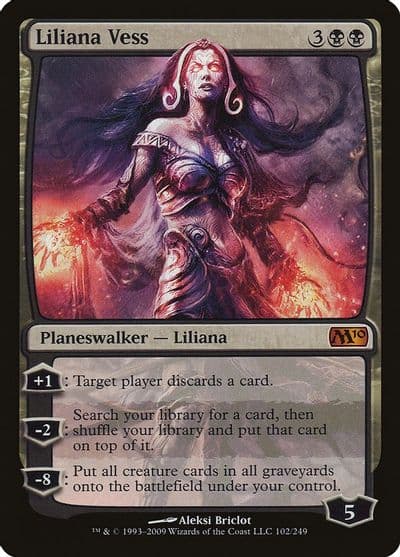 Liliana Vess Magic 2010 (M10) Magic card