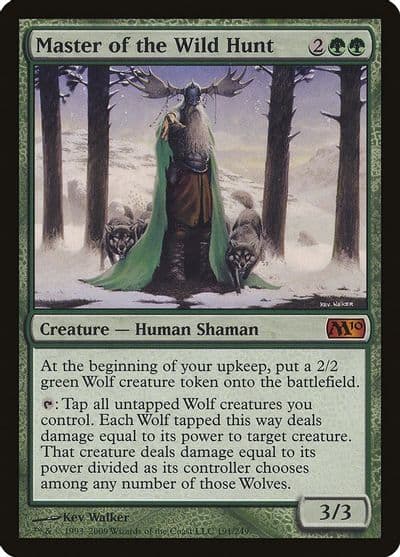 Master of the Wild Hunt Magic 2010 (M10) Magic card
