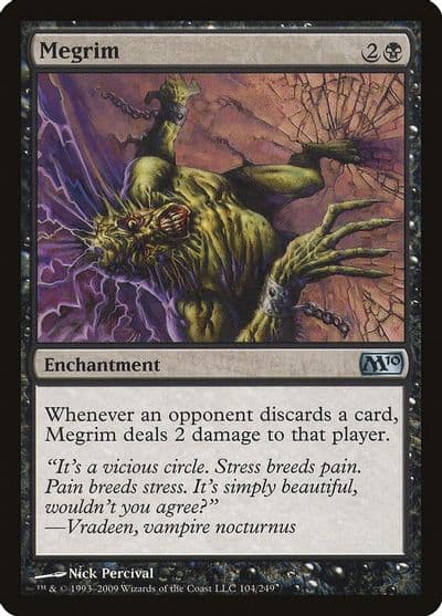 Megrim Magic 2010 (M10) Magic card