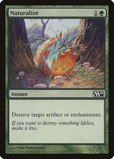 Naturalize Magic 2010 (M10) Magic card