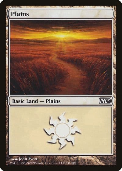 Plains 231 Magic 2010 (M10) Magic card
