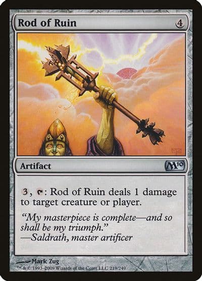 Rod of Ruin Magic 2010 (M10) Magic card