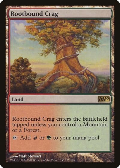 Rootbound Crag Magic 2010 (M10) Magic card