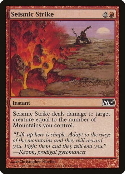 Seismic Strike Magic 2010 (M10) Magic card