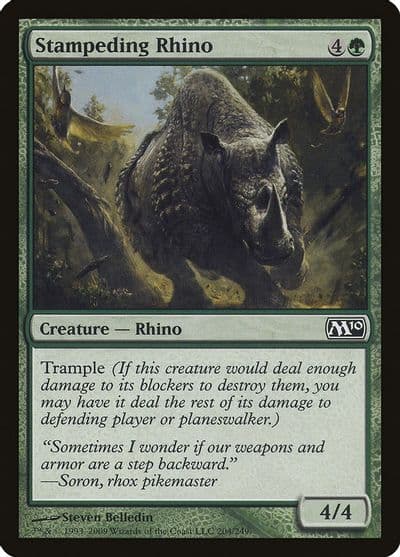 Stampeding Rhino Magic 2010 (M10) Magic card