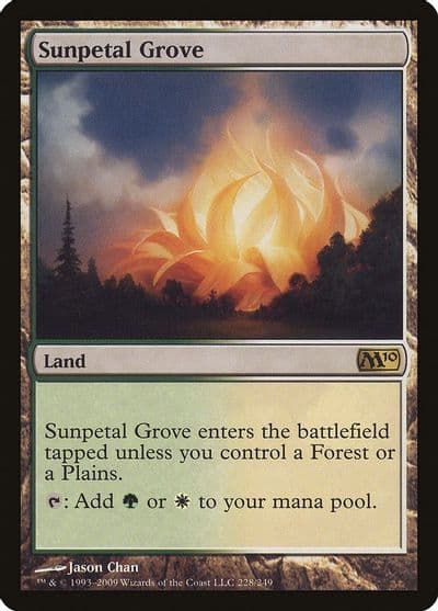 Sunpetal Grove Magic 2010 (M10) Magic card