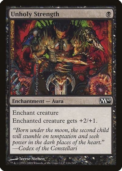 Unholy Strength Magic 2010 (M10) Magic card