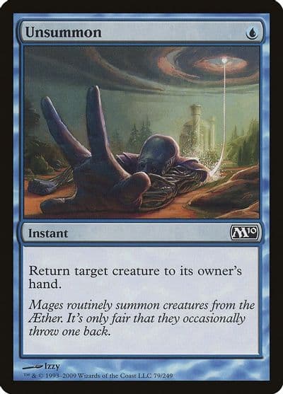 Unsummon Magic 2010 (M10) Magic card