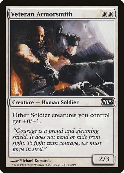 Veteran Armorsmith Magic 2010 (M10) Magic card