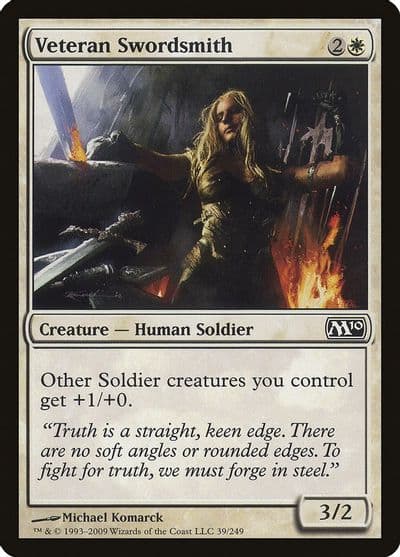 Veteran Swordsmith Magic 2010 (M10) Magic card