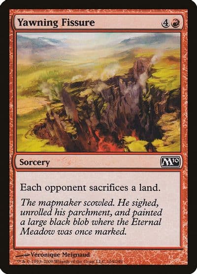 Yawning Fissure Magic 2010 (M10) Magic card