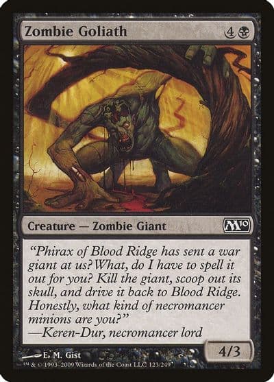 Zombie Goliath Magic 2010 (M10) Magic card