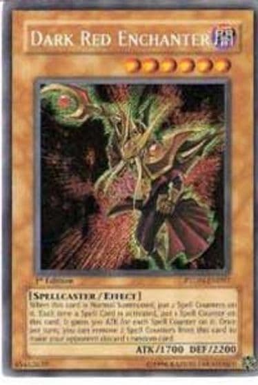 Dark Red Enchanter Phantom Darkness Yu-Gi-Oh! card