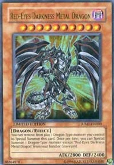 Red Eyes Darkness Metal Dragon Shonen Jump Magazine Promos Yu-Gi-Oh! card