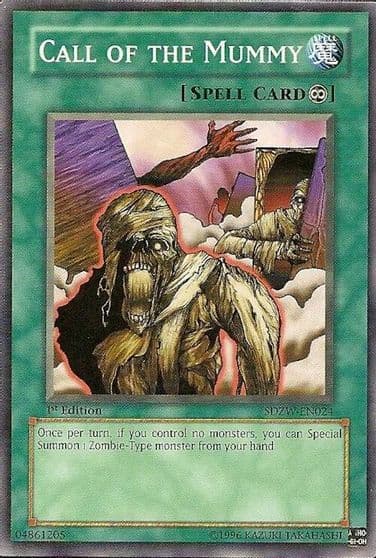 Call of the Mummy Structure Deck: Zombie World Yu-Gi-Oh! card