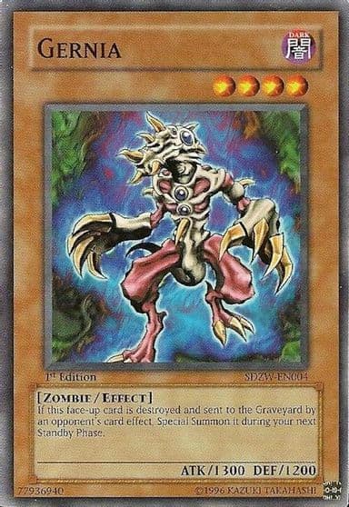 Gernia Structure Deck: Zombie World Yu-Gi-Oh! card