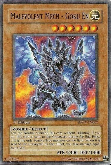 Malevolent Mech Goku En Structure Deck: Zombie World Yu-Gi-Oh! card