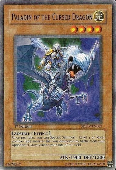 Paladin of the Cursed Dragon Structure Deck: Zombie World Yu-Gi-Oh! card