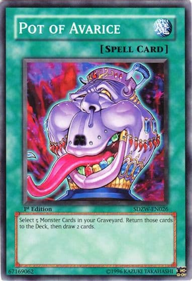 Pot of Avarice Structure Deck: Zombie World Yu-Gi-Oh! card