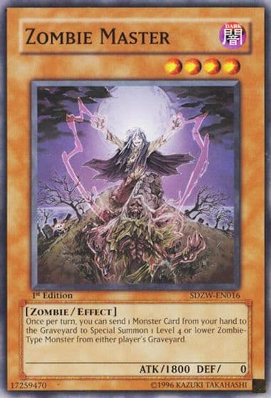Zombie Master Structure Deck: Zombie World Yu-Gi-Oh! card