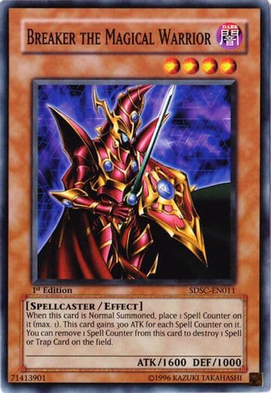 Breaker the Magical Warrior Structure Deck: Spellcaster's Command Yu-Gi-Oh! card