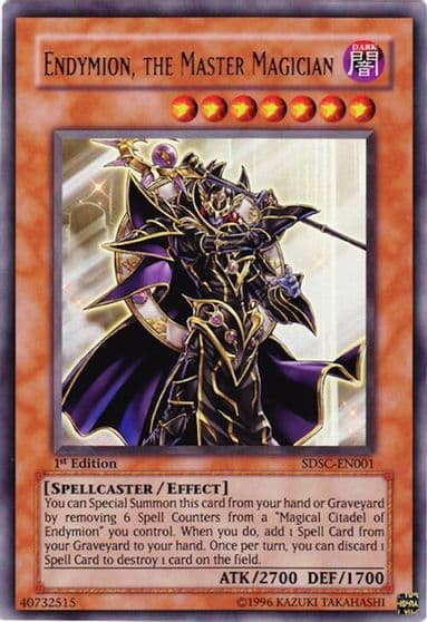 Endymion The Master Magician Structure Deck: Spellcaster's Command Yu-Gi-Oh! card