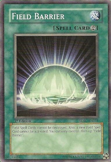 Field Barrier Structure Deck: Spellcaster's Command Yu-Gi-Oh! card