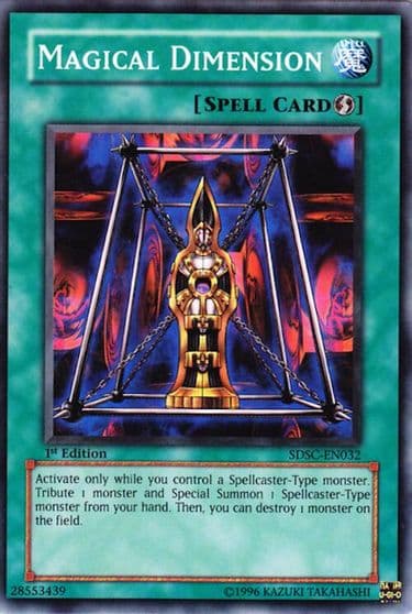 Magical Dimension Structure Deck: Spellcaster's Command Yu-Gi-Oh! card