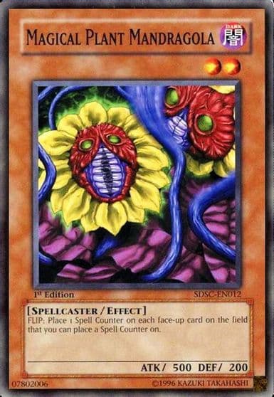 Magical Plant Mandragola Structure Deck: Spellcaster's Command Yu-Gi-Oh! card