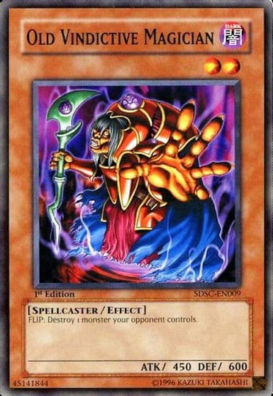Old Vindictive Magician Structure Deck: Spellcaster's Command Yu-Gi-Oh! card