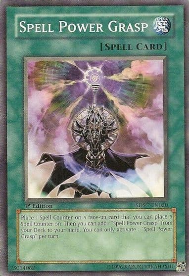 Spell Power Grasp Structure Deck: Spellcaster's Command Yu-Gi-Oh! card