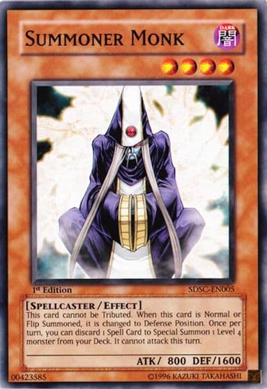 Summoner Monk Structure Deck: Spellcaster's Command Yu-Gi-Oh! card