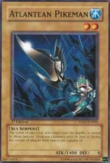 Atlantean Pikeman 5D's 2008 Starter Deck Yu-Gi-Oh! card