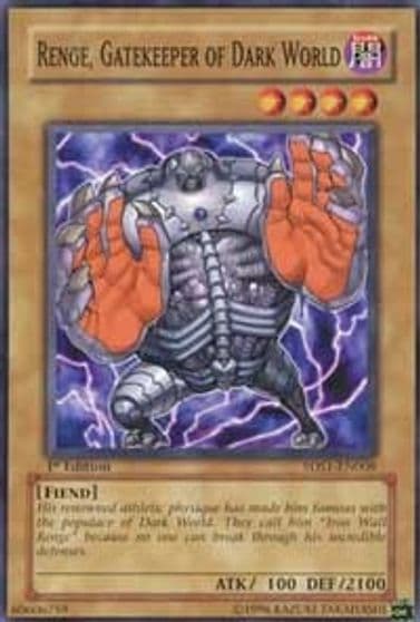 Renge Gatekeeper of Dark World 5D's 2008 Starter Deck Yu-Gi-Oh! card